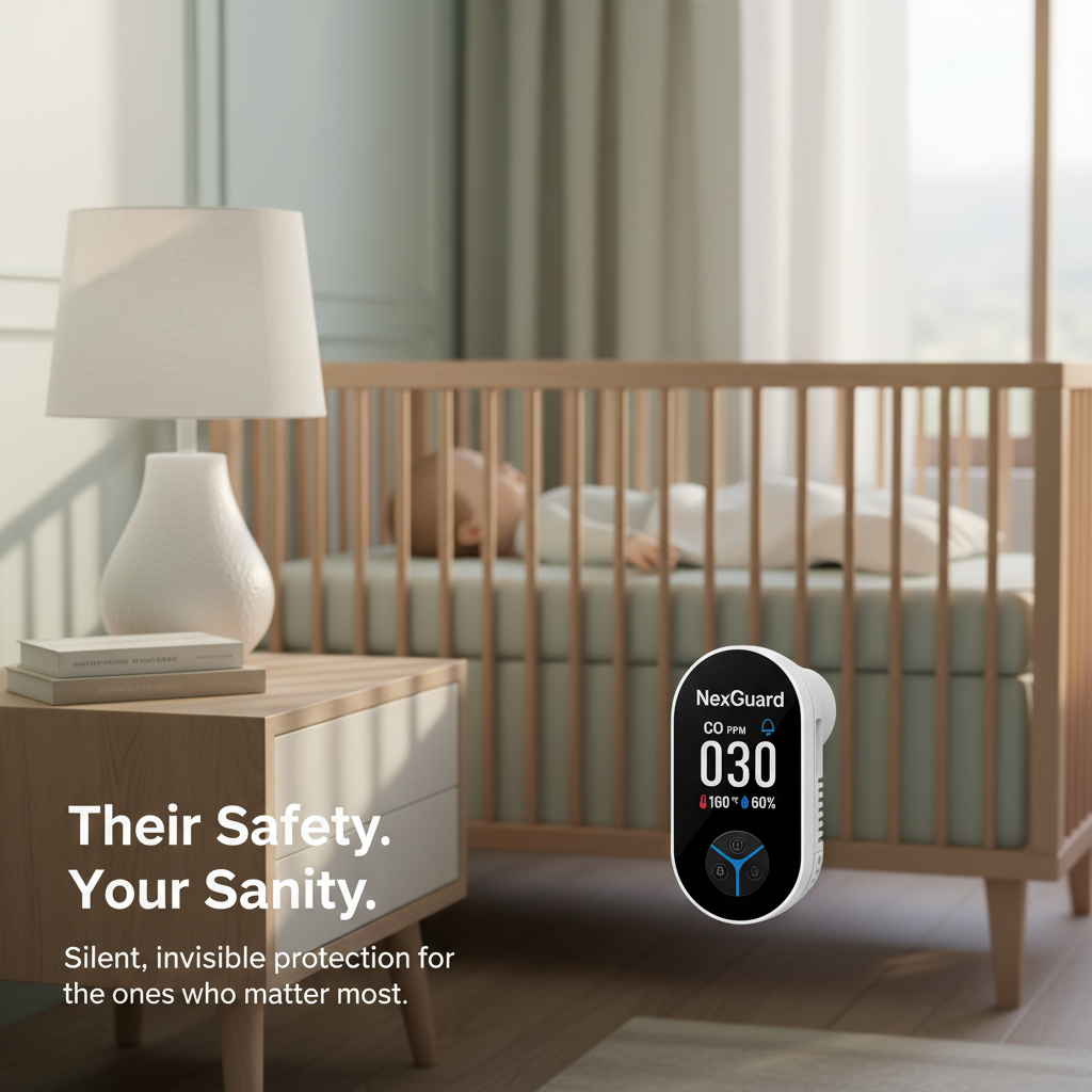 NexGuard™ Pro — 3-in-1 Smart Carbon Monoxide Detector