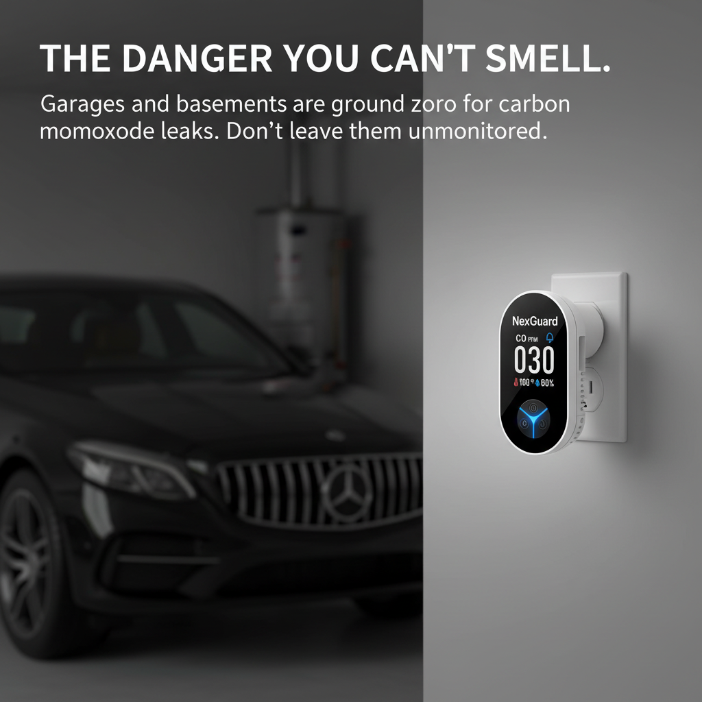 NexGuard™ Pro — 3-in-1 Smart Carbon Monoxide Detector